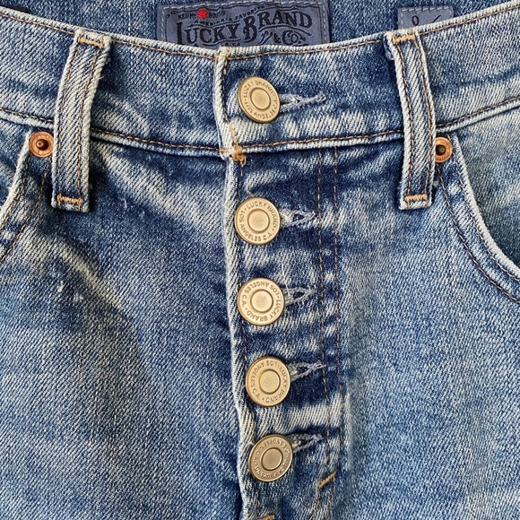 Lucky Brand Mid Rise Authentic Crop Jean - Picture 3 of 4